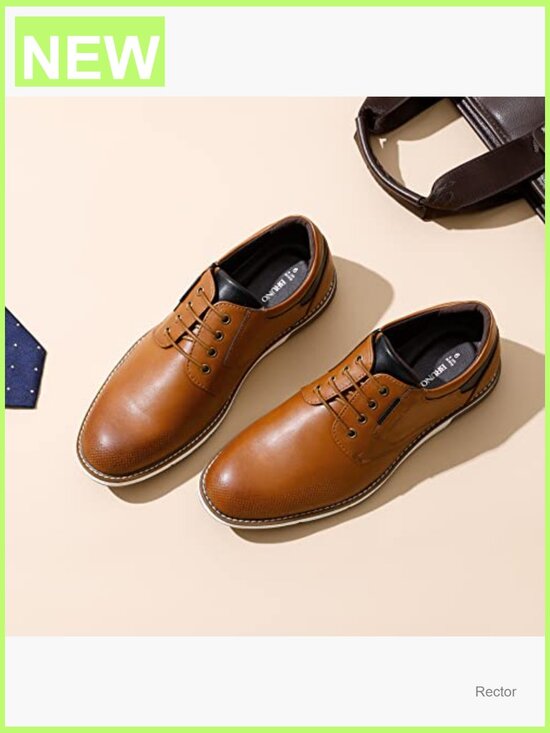 Men\'s Casual Dress Oxfords Business Formal Derby Sneakers Lace Up main image 7